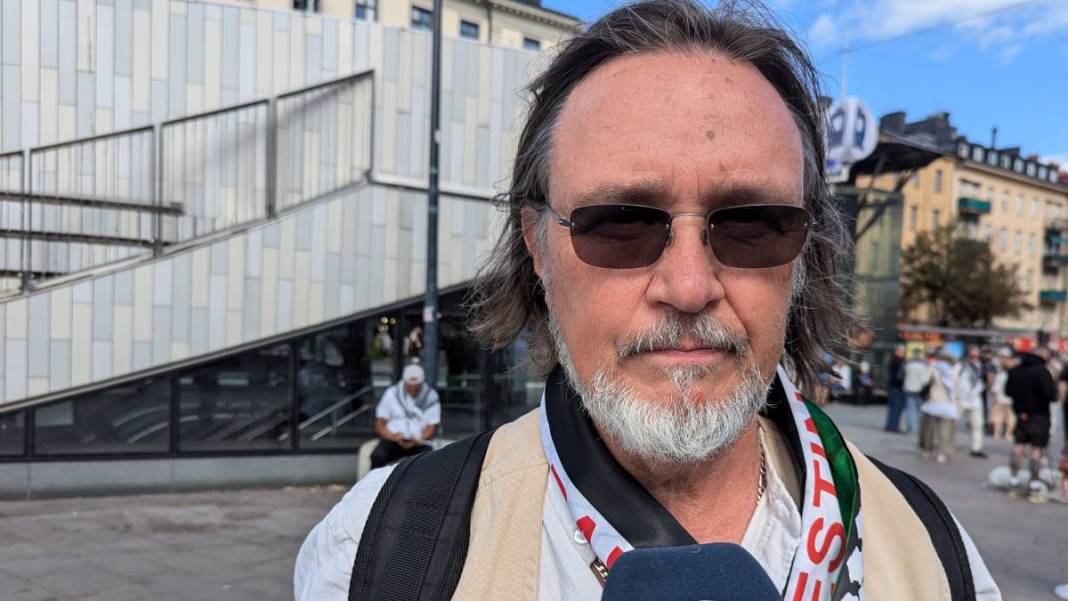 İsrail'in Stockholm Büyükelçiliği önünde Filistin'e destek gösterisi 3